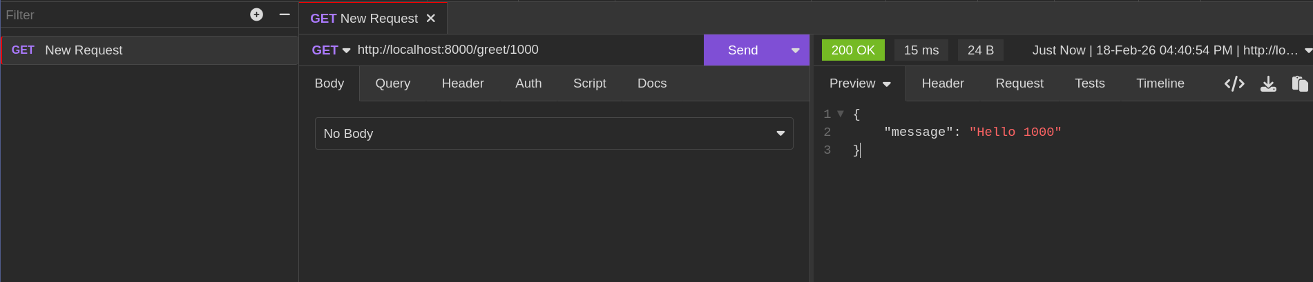 Path param converted to string