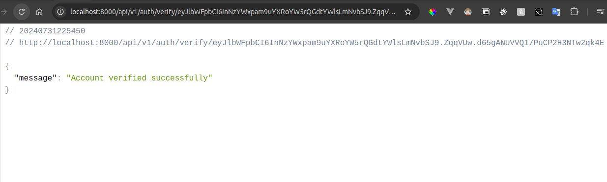 Account Verifed Successfully